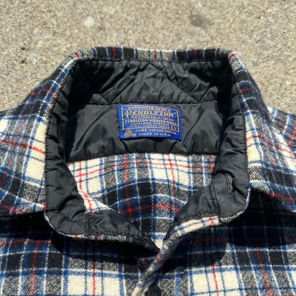 Vintage 90s Pendleton Flannel Button Up - Picture 3 of 6